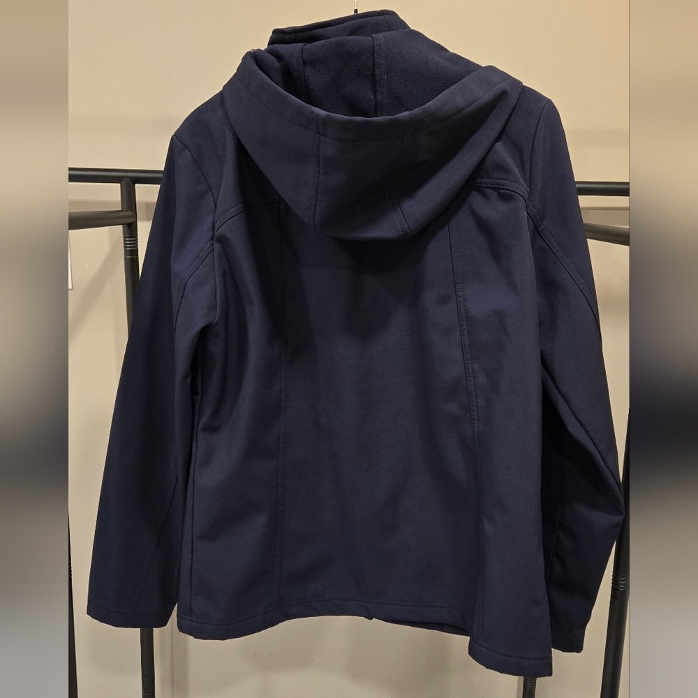 NFL Chicago Bears Womens Navy Softshell Jacket - Picture 4 of 7